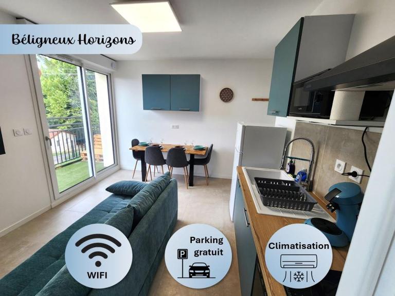 Béligneux Horizons - 4 Personnes - B&B Béligneux