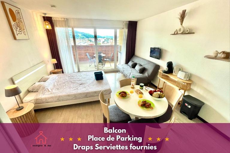 " Escale Closeraie " Balcon - Parking - 4 personnes - B&B Lourdes