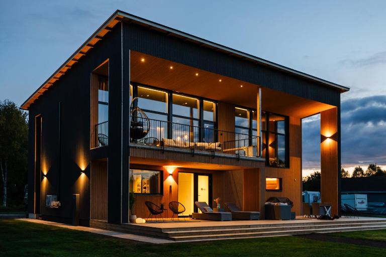 NEW luxury villa by the river - B&B Rovaniemi