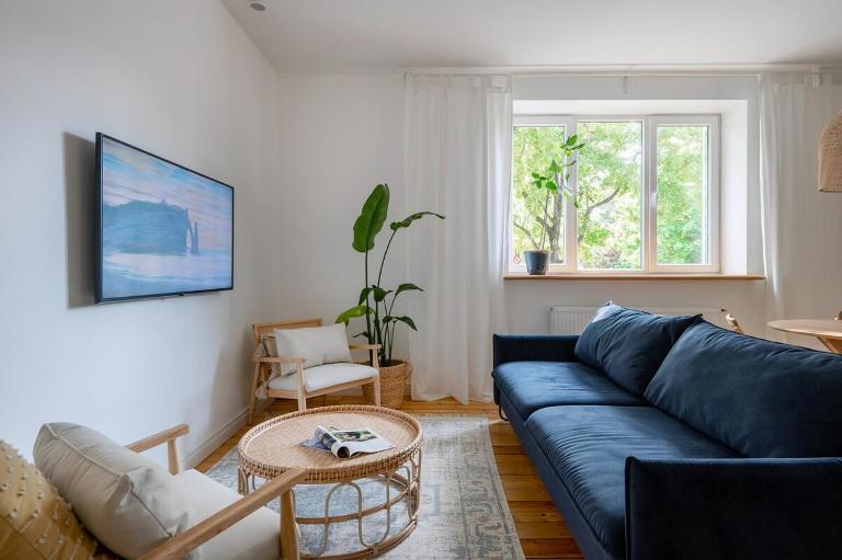 Wooden floor homes 1 bedroom - Ferienwohnung Liepāja