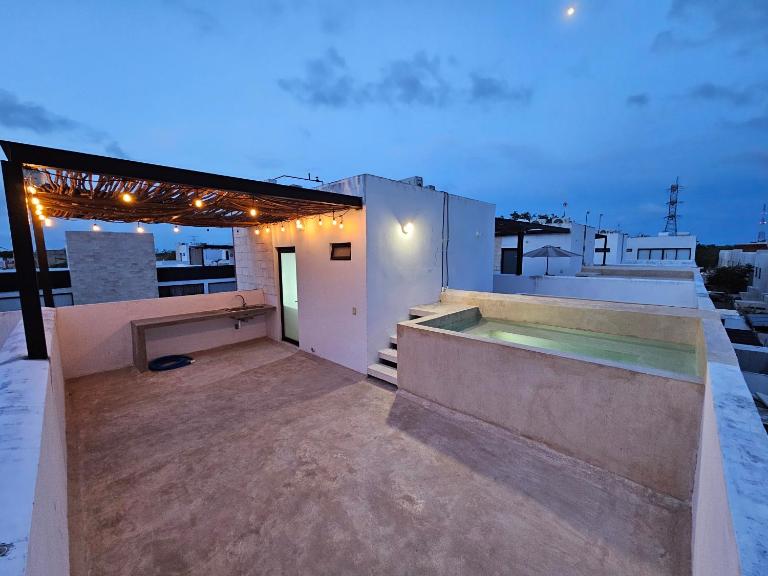 Private roof top pool. Great house for families. - Bed and Breakfast Playa del Carmen