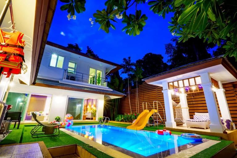 Seabreeze Pool Villa Pattaya, 300m Beach, Slide - B&B Ban Rong Po