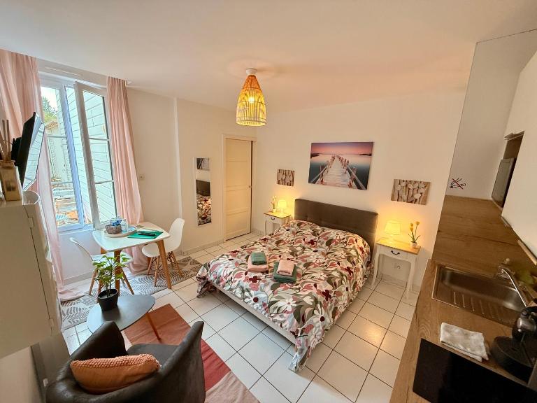 Zéphyra Studio DELUXE dans résidence Privée avec Patio à proximité - Ferienwohnung Saint-Nazaire