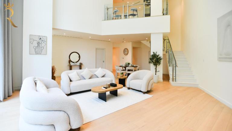 Modern 3BR - Seaside Elegant Chic Luxe Escape - B&B Abu Dhabi