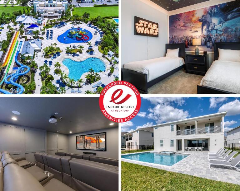 Remarkable Home Near Disney With Theater & Themed Rooms With Waterpark & Resort Access At Encore Resort - 7660Ff - B&B Kissimmee