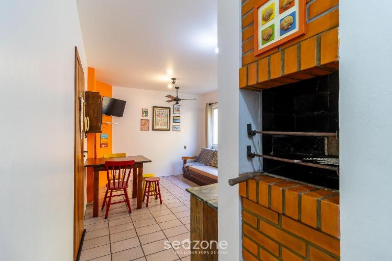 Belo apto c/ churrasq. próx a praia BOU0101 - Ferienwohnung Florianópolis