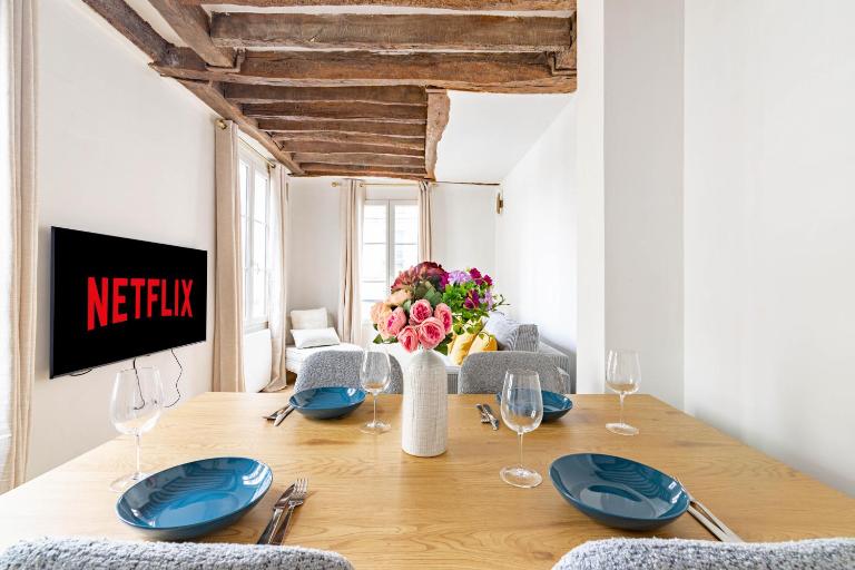 Appartement Quartier Fontaine Chatelet Les Halles Free Netflix - B&B Parigi