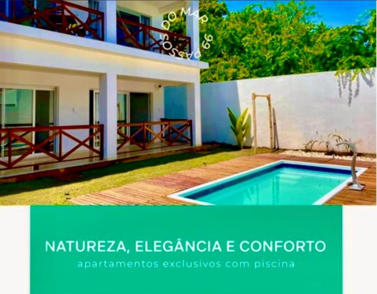 99 Passos Do Mar APARTAMENTO TERREO vista jardim - B&B Maragogi