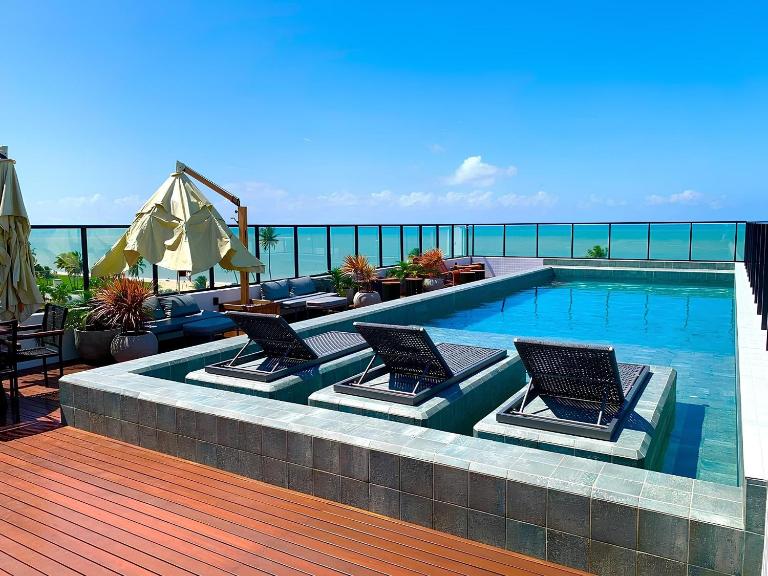 Studio com Vista para o Mar a 50m da praia - B&B João Pessoa
