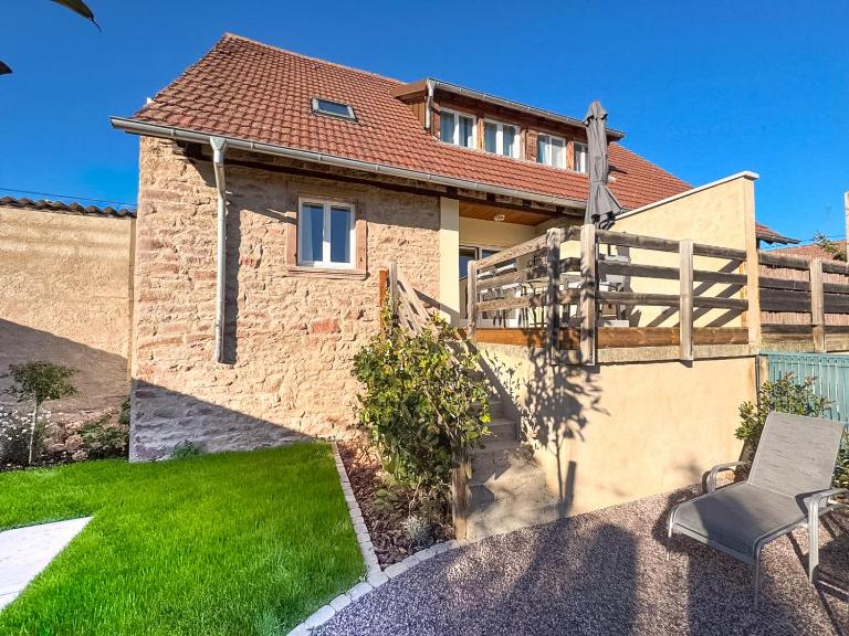 Maison de 90m2 avec jardin privé & parking au début de la Route des Vins - Ferienwohnung Marlenheim