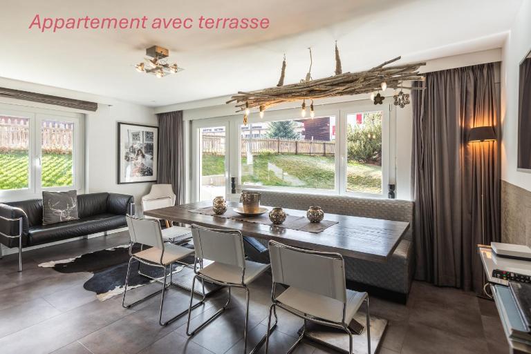 Appartement 2 chambres et terrasse - B&B Zermatt