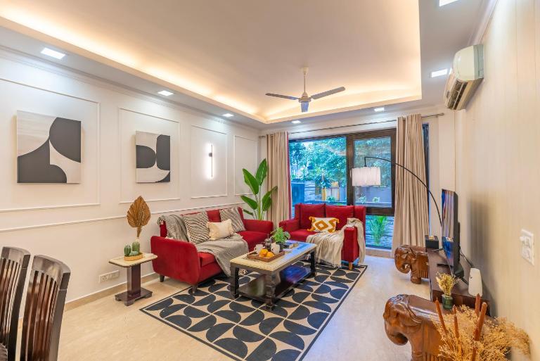 The City Abode by The Blue Kite - 3BHK Serviced Apartments with Caretaker in Safdarjung South Delhi - B&B New Delhi