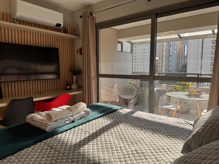 Studio Moema Premium I Metrô 5min a pé I Congonhas 8min - Ferienwohnung São Paulo