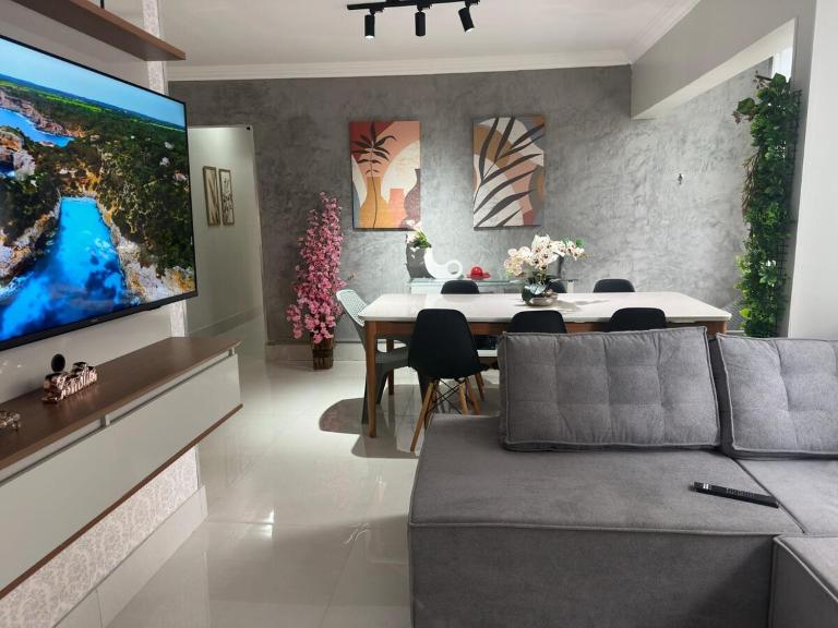 Gran Palazzo Pajuçara - Apartamento 04 quartos beira mar! - Chambres d'hôtes Maceió