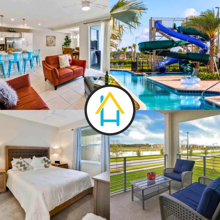 Lovely 2BR Codo with 2Clubhouses & Kids Splash Pad - Chambres d'hôtes Kissimmee