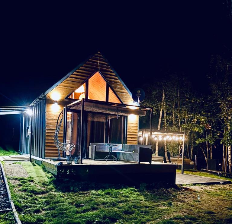 Zaciszna Idylla Domek nad Jeziorem Złotnickim Karłowice - Chambres d'hôtes Olszyna