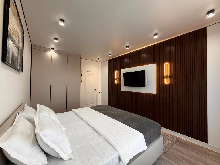 Классика Rayimbek 15-32, 1br in the centre & питьевая вода в подарок - B&B Almatý
