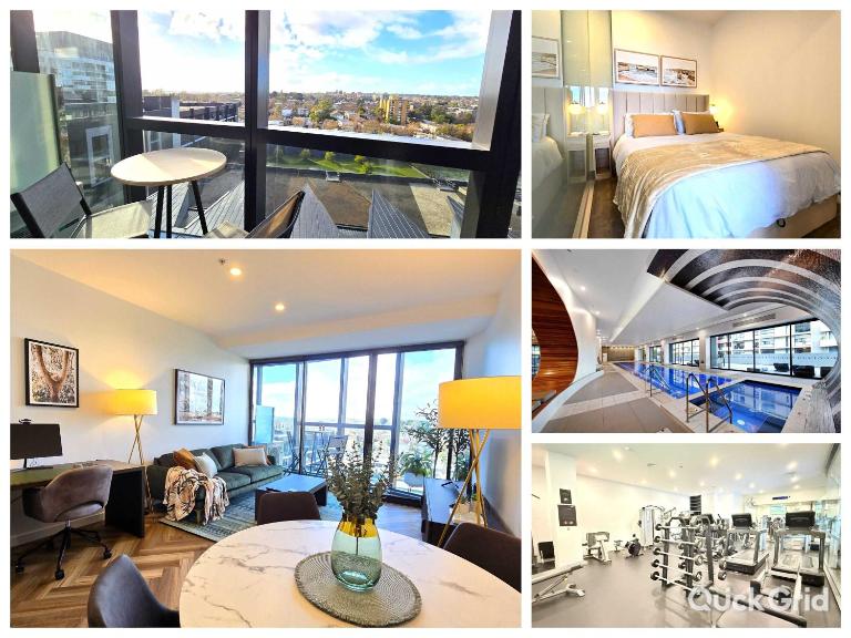 Gorgeous 1 bed Exec South Yarra with workspace - B&B Melbourne