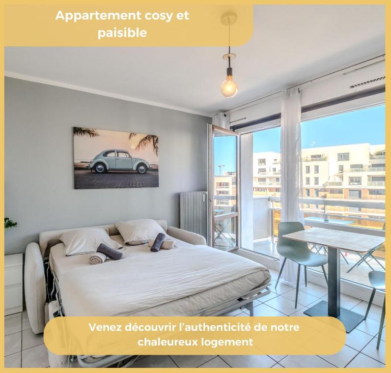 L'Azuré I Studio I Portes de Genève - B&B Annemasse