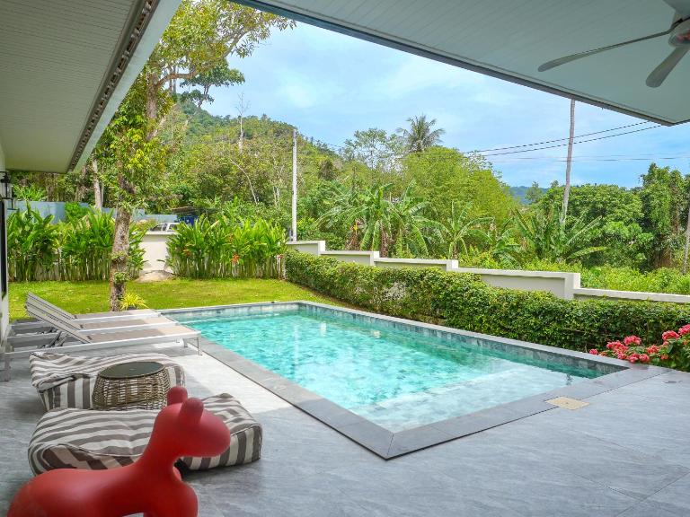 Koh Samui Jungle View Villa 4BR Private Pool - B&B Ban Lamai