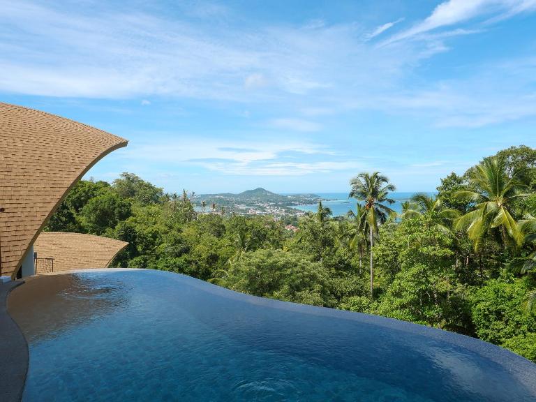 Villa Lola 2Br Saltwater Infinity Pool & Sea View - B&B Chaweng Noi Beach