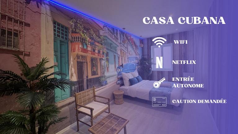 Casa Cubana - Ferienwohnung Roubaix