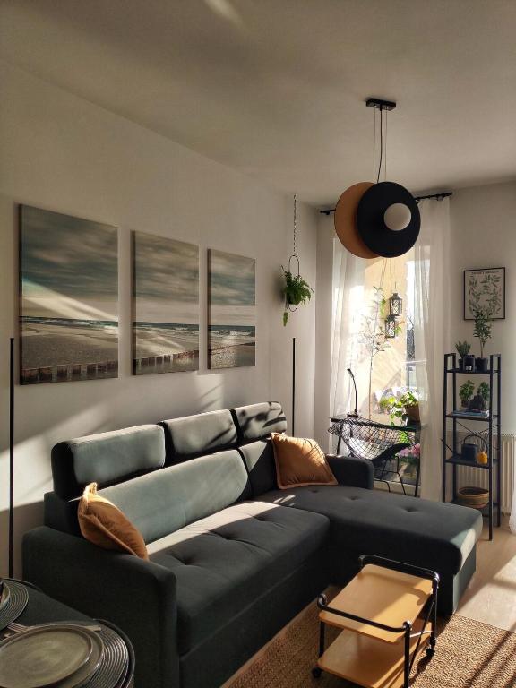 Glam, king-size bed, terrace, free indoor parking - Ferienwohnung Wroclaw