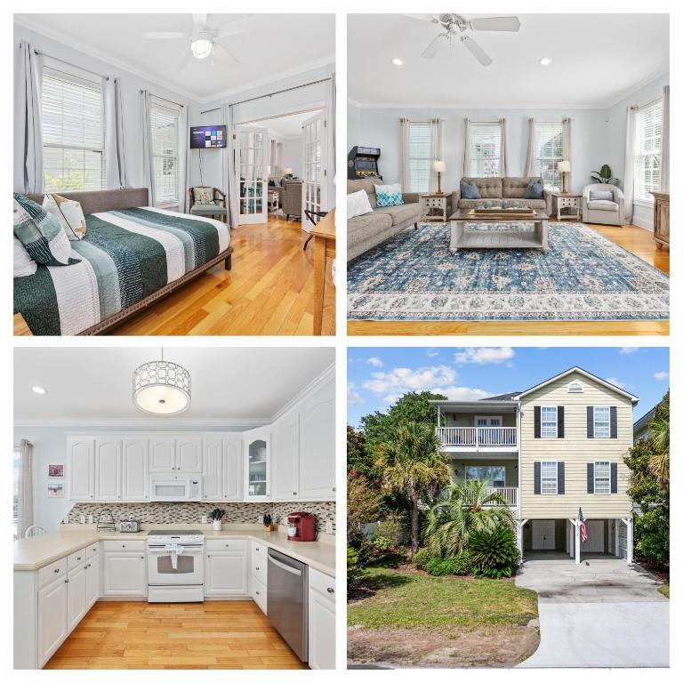 1 min Walk to Beach, 4BR House, Hot Tub, Sleep 10 - B&B Myrtle Beach