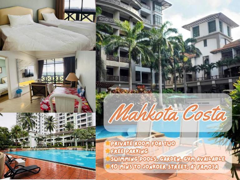 Seaside View, Heart of the city, Mahkota Costa - Ferienwohnung Malakka