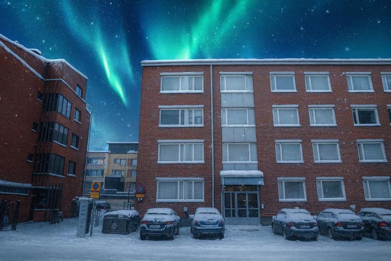 Cozy Studio Apartment at Prime Central Location by BookLapland - B&B Rovaniemi