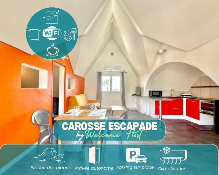 Carosse Escapade, Appartement calme et bien situé - B&B Saint-Paul