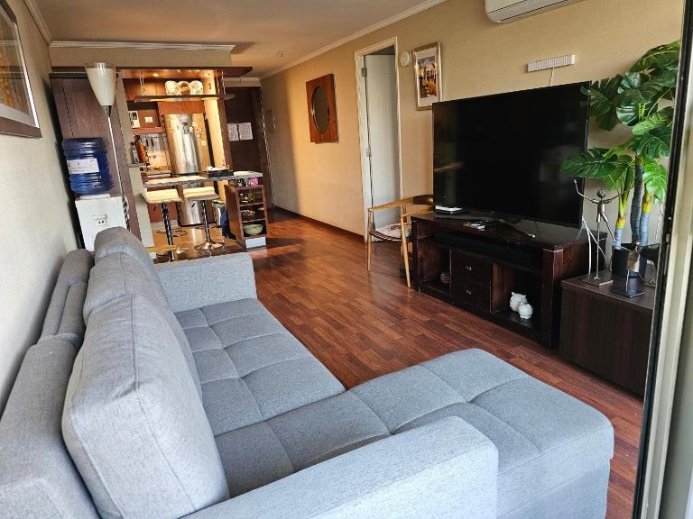 Departamento con AC Ñuñoa - Chambres d'hôtes Santiago