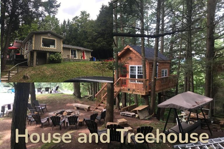 House and treehouse near 2 ski resorts - B&B Lac Brome