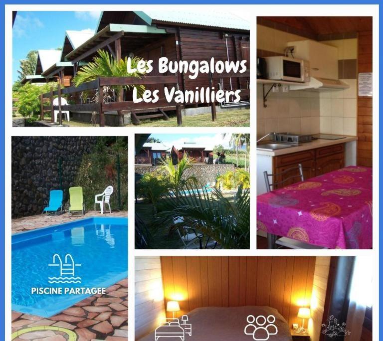 Les Bungalows les Vanilliers, Sud Sauvage avec piscine - B&B Saint-Joseph