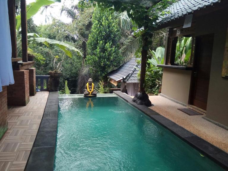Secluded jungle villa w private pool & serene view - Ferienwohnung Ubud