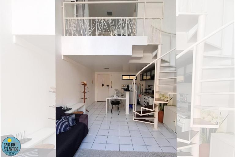 Loft a uma Quadra da Praia com Piscina e Garagem - Ferienwohnung Maceió