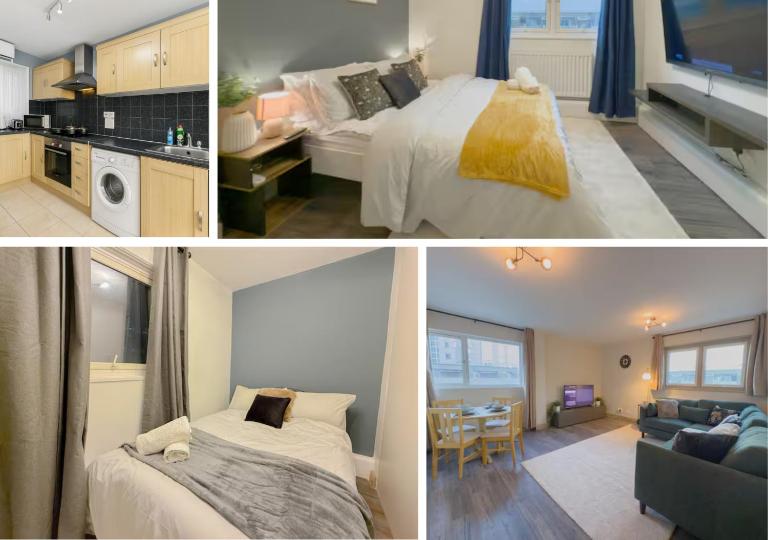 Elegant 2BR Flat Liverpool Street Area Sleeps 5 - Chambres d'hôtes Londres