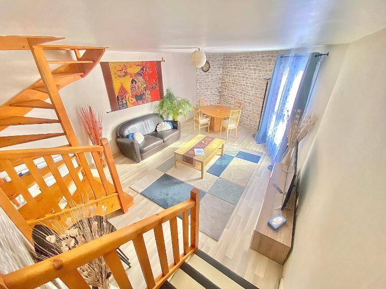 Grand duplex, Centre, Parking, 4 ch, Lingerie - 7 pers - Chambres d'hôtes Rouen