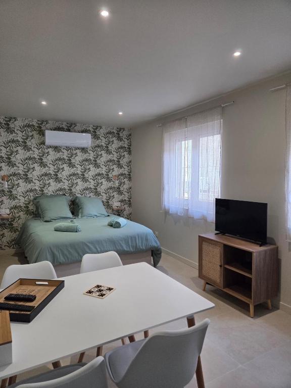 Studio refait à neuf, proche gare et centre-ville - B&B Mâcon