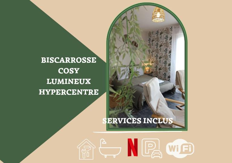 Appartement Lumineux hypercentre - Biscarrosse - B&B Biscarrosse