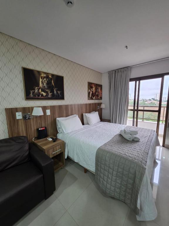 Apartamento MG FLAT COM VARANDA - Chambres d'hôtes Cuiabá