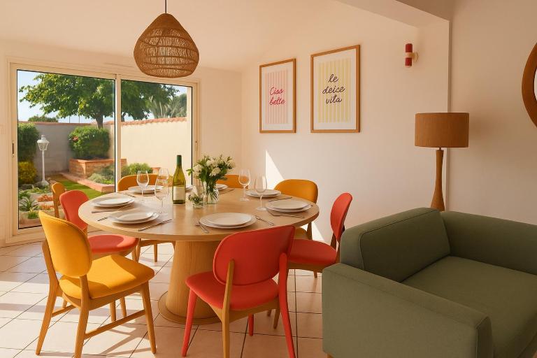 Très belle maison avec extérieur - quartier la Chaume - 4 chambres 8 personnes - Ferienwohnung La Chaume