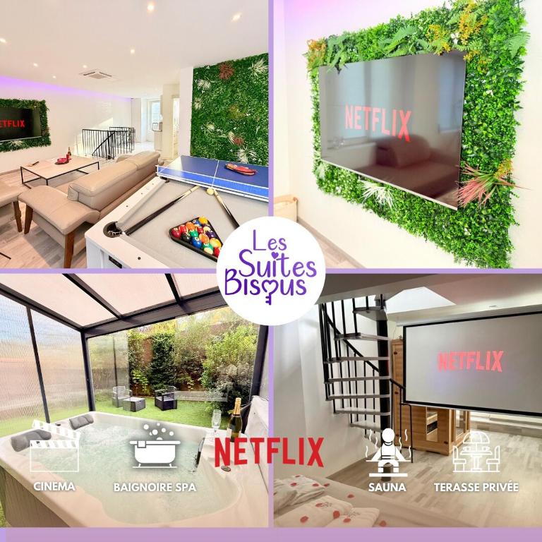 Loft Luxe Nancy - Jacuzzi - Sauna - Cinéma - B&B Nancy
