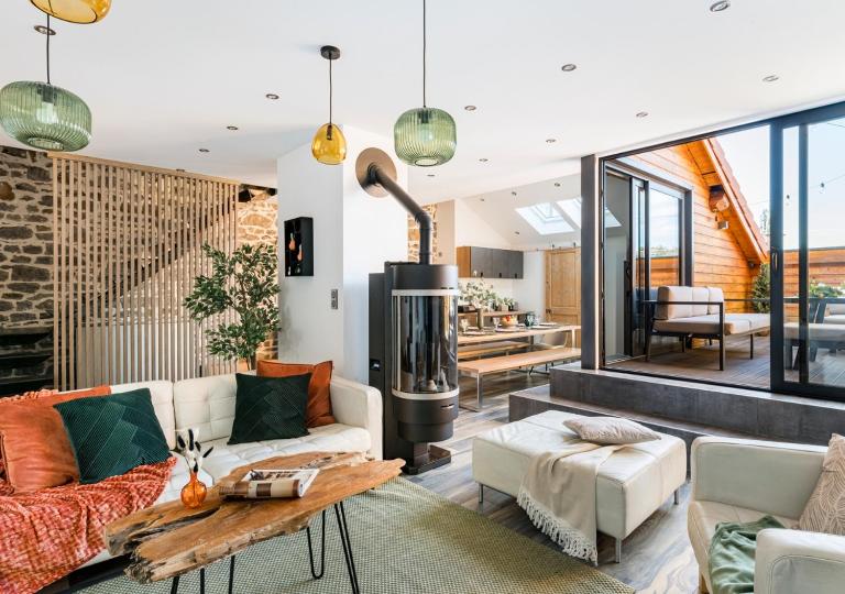 Le Rooftop Loft premium 3 chambres avec terrasse & parking en centre-ville de Saint-Étienne - Ferienwohnung Saint-Étienne