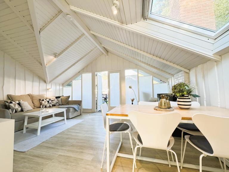 Lille Hus - Familienfreundliches Strandhaus mit Ofen - Ferienwohnung Holnishof