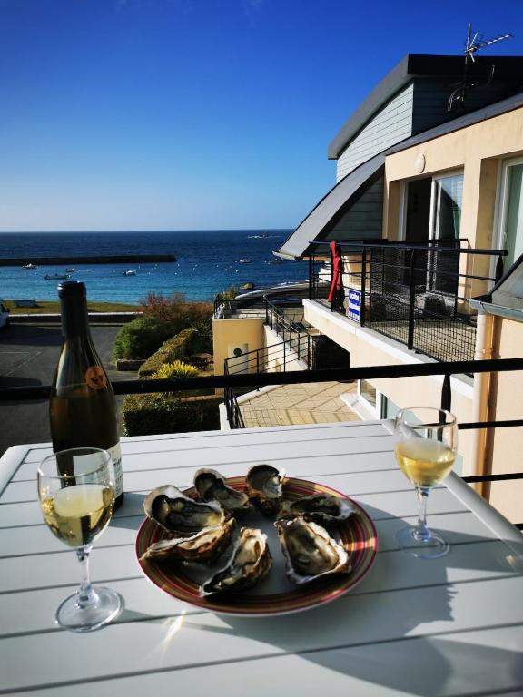 Les Terrasses de Kerfissien vue mer 2-6 pers Holim' Prest - Ferienwohnung Cléder