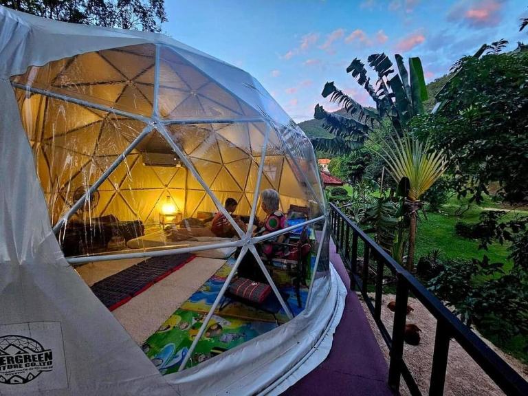 Dome Treehouses for family 2 adults 2 kids - B&B Kaeng Krachan