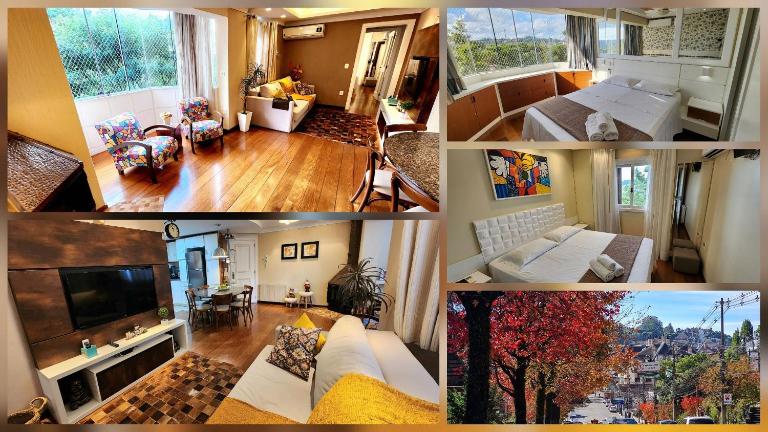 Maravilhoso Apartamento no Centro de Gramado - Ferienwohnung Gramado
