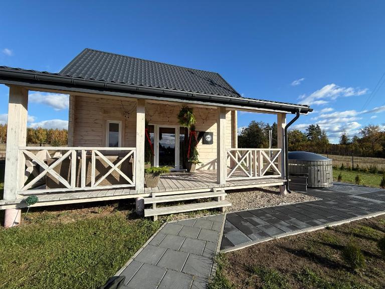 #Fuleda#Giżycko Fuledzianka domek na Mazurach #bania #jacuzziklimat - B&B Giżycko