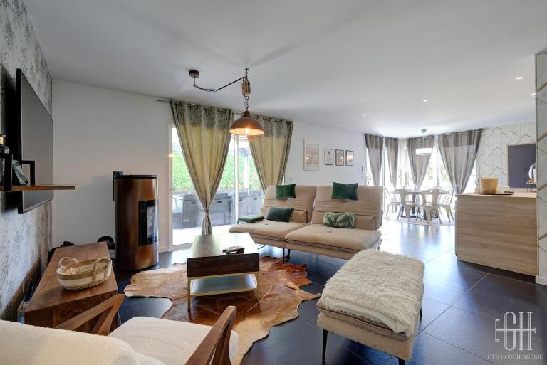 Maison Familiale au coeur de la Touraine - Jardin - Chambres d'hôtes Montbazon